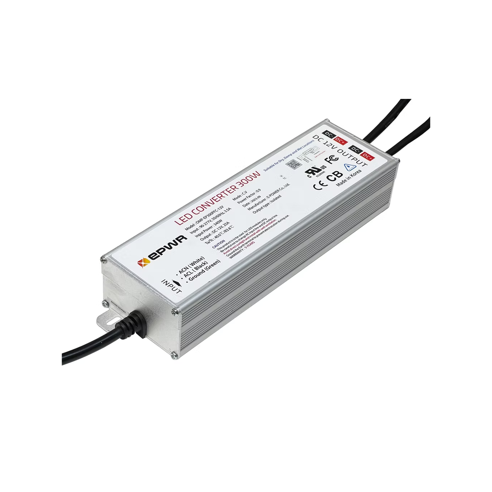 EPWR 12 Volt - 300 Watt LED Power Supply IP68