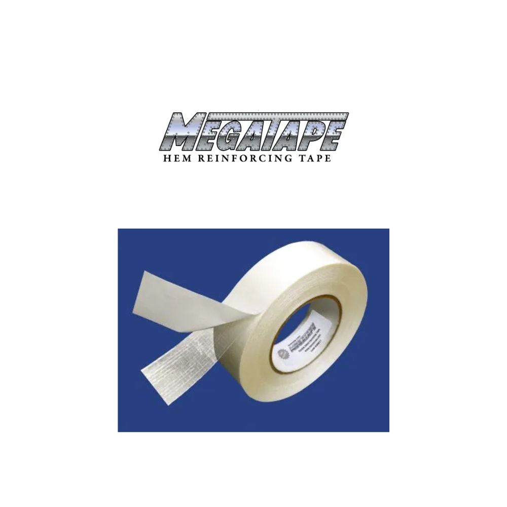 Banner Ups MegaTape Double-Sided Banner Hem Reinforcement Tape 1.5" x 30 yd