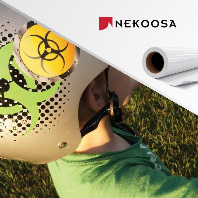 Nekoosa White Reflective Vinyl