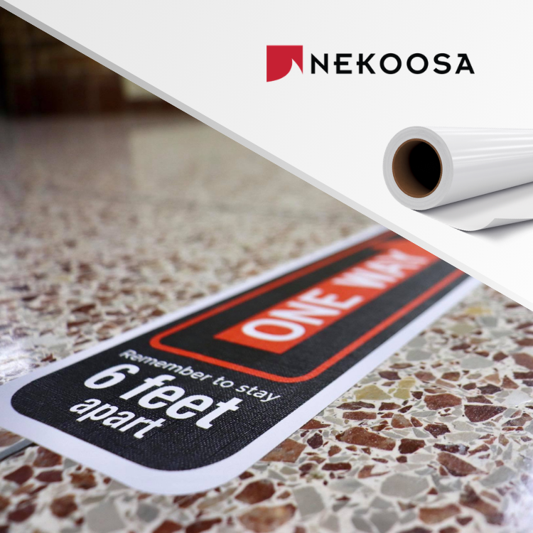 Nekoosa Trifecta Textured Matte White Vinyl Film