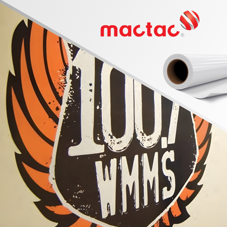 Mactac Permanoodle Matte White Ultra Permanent