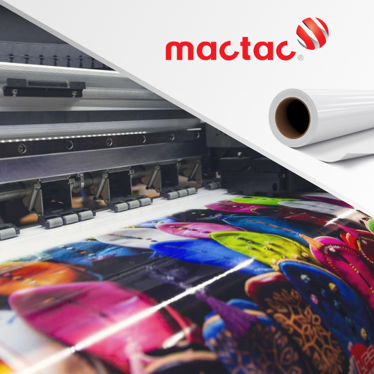 Mactac PrintVinyl Gray Adhesive