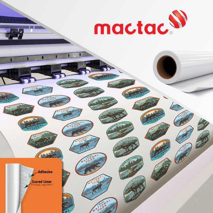 Mactac PrintVinyl Scored