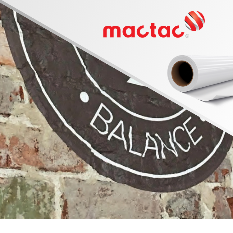 Mactac RoughRap Gloss White Permanent